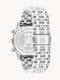 White Navy Bezel Chronograph Watch  Men