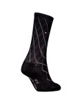 Black 1-Pack Argyle Socks  Women