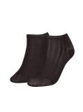 Black 2-Pack Trainer Socks  Women