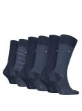 Blue 6-Pack Socks Gift Set  Men