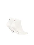 White 2-Pack Logo Stripe Trainer Socks  Men
