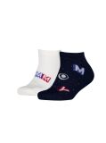 Multi 2-Pack Trainer Socks  Kids Unisex