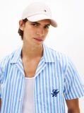 Beige Hilfiger Flag Logo Embroidery Baseball Cap  Men