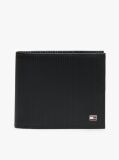Μαύρο Δίπτυχο Δερμάτινο Πορτοφόλι  Άνδρες