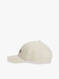 Beige Logo Patch Canvas Baseball Cap  Men