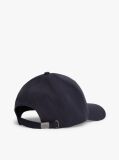 Blue Logo Patch Canvas Baseball Cap  Men