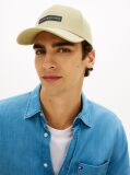 Green Logo Patch Canvas Baseball Cap  Men
