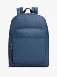 Blue Hilfiger Flag Mixed Texture Dome Backpack  Men