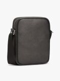 Black Hilfiger Flag Crossbody Reporter Bag  Men