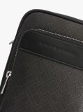Black Hilfiger Flag Crossbody Reporter Bag  Men