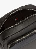 Black Hilfiger Flag Crossbody Reporter Bag  Men