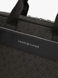 Black Hilfiger Flag Mixed Texture Laptop Bag  Men