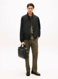 Black Hilfiger Flag Mixed Texture Laptop Bag  Men
