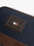 Blue Heritage Colour-Blocked Crossbody Camera Bag  Men