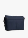 Blue Heritage Logo Patch Crossbody Satchel  Men