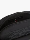 Black Flag Jacquard Crossbody Reporter Bag  Men