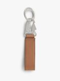 Brown Beach Leather Keyring  Men