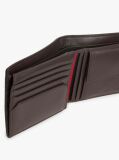 Brown Credit Card And Coin Leather Bifold Wallet  Men