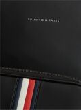 Black Signature Tape Logo Dome Backpack  Men