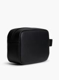 Black Logo Side Handle Washbag  Men