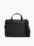 Black TH Business Leather Laptop Bag  Men