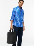Black TH Business Leather Logo Tote Bag  Men