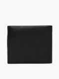 Black Casual Leather Bifold Wallet  Men