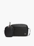 Black Camera Bag With Detachable Zip Pouch  Men