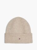Beige Flag Beanie And Scarf Gift Set  Women