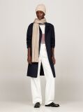 Beige Flag Beanie And Scarf Gift Set  Women