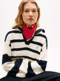 Red Pure Silk Logo Scarf  Women