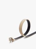 Multi TH Monogram Buckle Reversible Leather Belt  Women