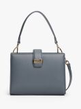 Grey Heritage TH Monogram Plaque Satchel  Women