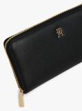 Black Hilfiger Icon Zip-Around Wallet  Women