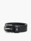 Black Essential Adjustable Leather Belt  Women