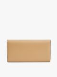 Beige Modern TH Monogram Turn Lock Wallet  Women