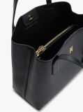 Black Hilfiger Icon TH Monogram Crossbody Satchel  Women