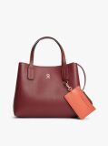 Red Hilfiger Icon TH Monogram Crossbody Satchel  Women