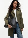 Black Hilfiger Icon Pebble Grain Satchel  Women