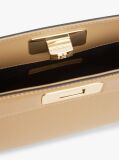 Beige Modern Chain TH Monogram Clasp Clutch  Women