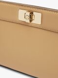 Beige Modern Chain TH Monogram Clasp Clutch  Women