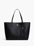 Black Hilfiger Icon Coin Purse Tote Bag  Women
