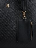 Black Hilfiger Icon Coin Purse Tote Bag  Women