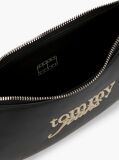 Black Essential Contrast Logo Shoulder Bag  Women