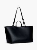 Black Essential Contrast Logo Tote Bag  Women