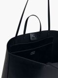 Black Essential Contrast Logo Tote Bag  Women