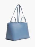 Blue Essential Contrast Logo Tote Bag  Women