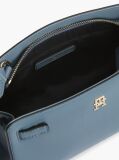 Blue Webbing Strap TH Monogram Crossbody Bag  Women