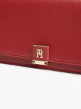 Red Heritage TH Monogram Chain Clutch  Women