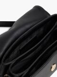 Black TH Monogram Flap Closure Crossbody Bag  Women